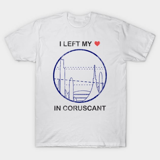 Left My Heart - Vers. Light T-Shirt by BeepBoopBeep Clothing, Co.